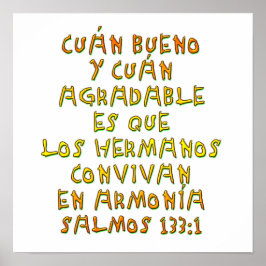 Salmos 133:1 poster