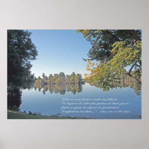 Salmos 23:1 - 3 (kartellen) poster