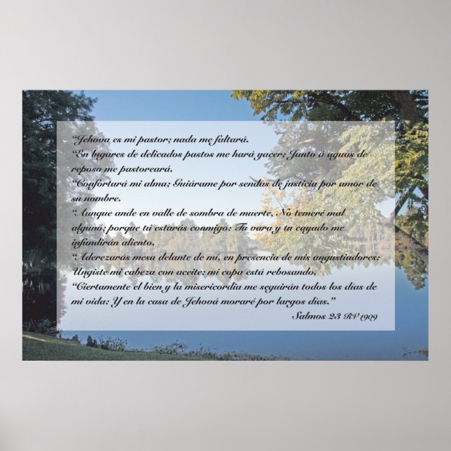 Salmos 23 (Kartell) Poster (Framsidan)