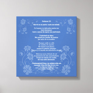 Salmos 23 - Psalm 23, Canvastryck