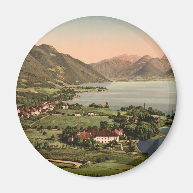 Saloires, Annecy, Frankrike Magnet (Framsidan)