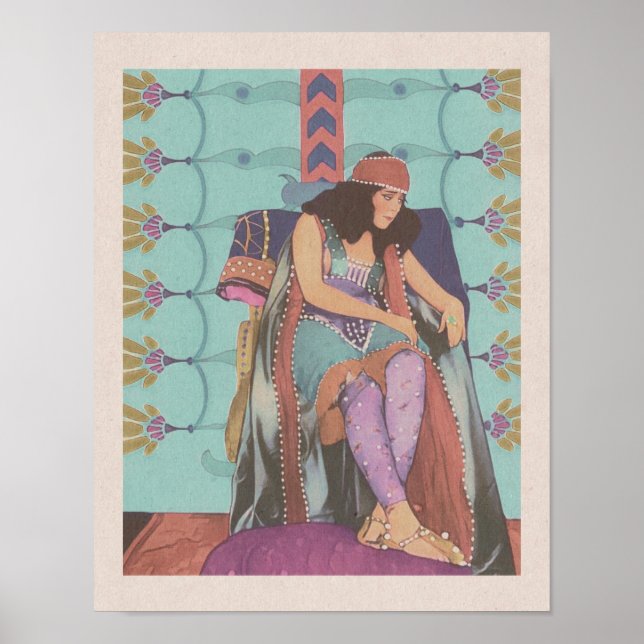 Salomé (1918) - The Dancing Girl Poster (Framsidan)