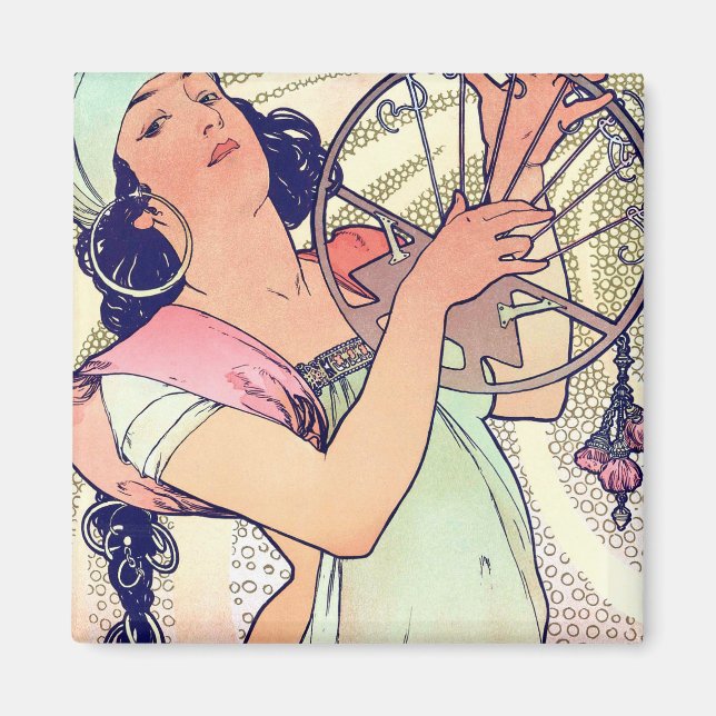 Salome, Alphonse Mucha Magnet (Framsidan)