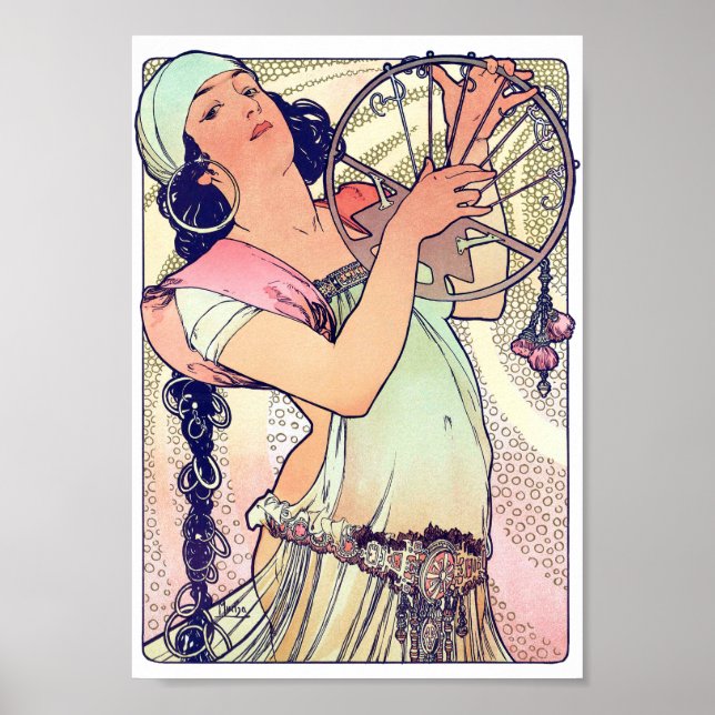 Salome, Alphonse Mucha Poster (Framsidan)