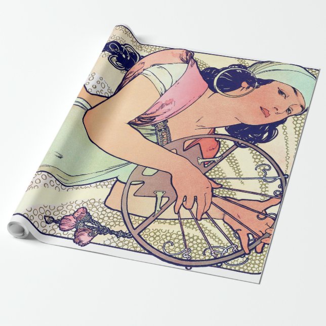 Salome, Alphonse Mucha Presentpapper (Utrullad)
