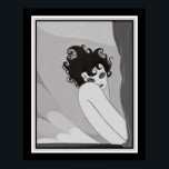 "Salome" Art Deco Print by John Vassos ca. 1927 Poster<br><div class="desc">1927 Art Deco Illustration av John Vassos för Oscar Wildes Play "Salome"</div>