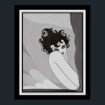 "Salome" Art Deco Print by John Vassos ca. 1927 Poster<br><div class="desc">1927 Art Deco Illustration av John Vassos för Oscar Wildes Play "Salome"</div>