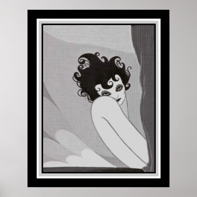 "Salome" Art Deco Print by John Vassos ca. 1927 Poster (Framsidan)