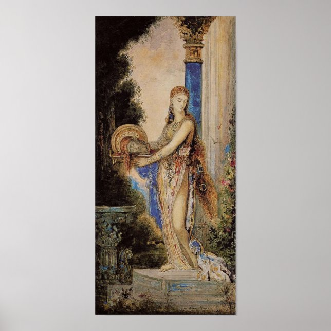 Salome av Gustave Moreau Poster (Framsidan)