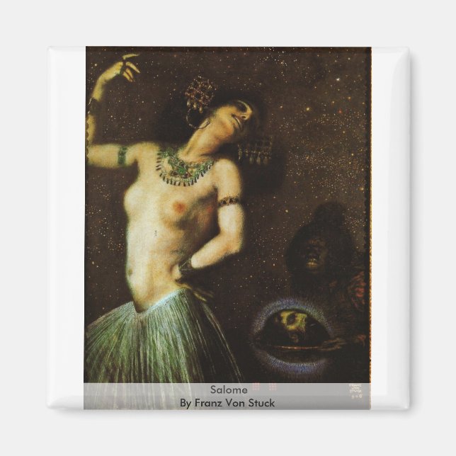 Salome by Franz Von Stuck Magnet (Framsidan)