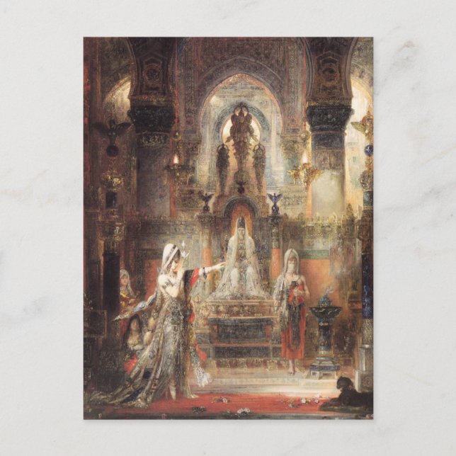 Salome Dancing Före Herod Vykort (Framsida)