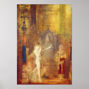 Salome dans before Herod, 1876 Poster