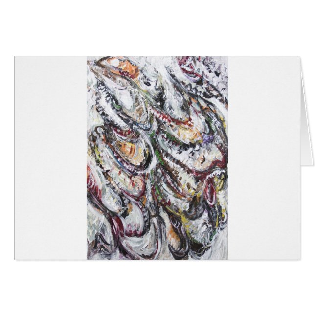 Salome dansen av sjuna skyler - expressionism hälsningskort (Framsidan Horizontal)