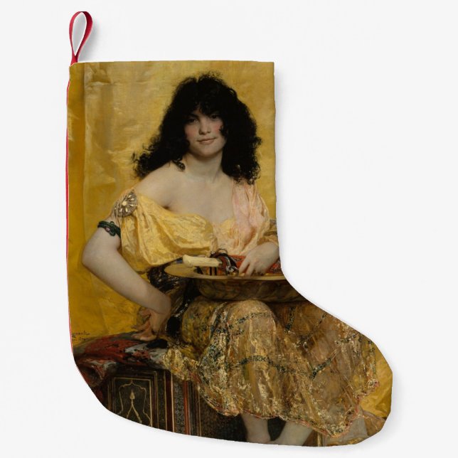 Salomé (Female Porträtt) (från Henri Regnault) Liten Julstrumpa (Framsidan)