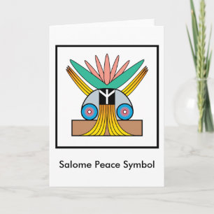 Salome fredsymbol kort