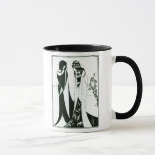 Salome med henne mor, Herodias, 1894 (lithoen) (b Mugg