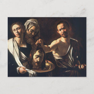 Salome med John The Baptist - Caravaggio Vykort