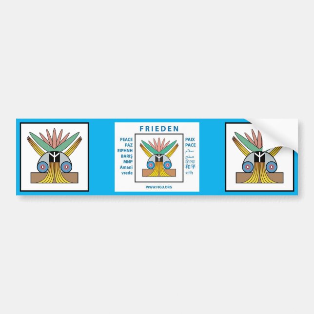 Salome Peace Bumper Sticker Bildekal (Framsidan)