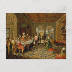 Salome presenterar chefen för St. John the Vykort
