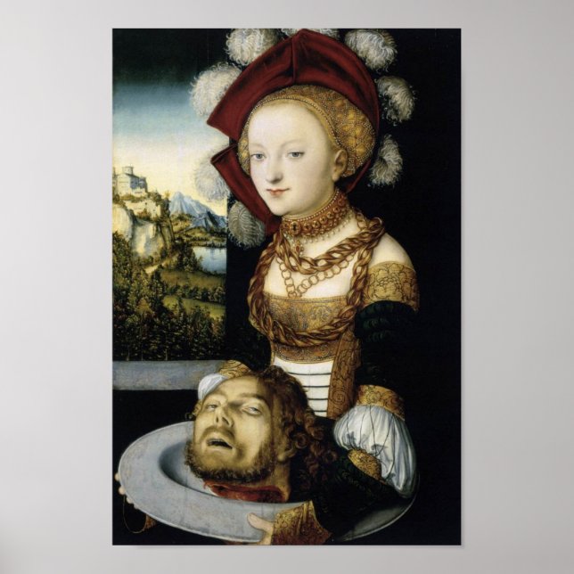 Salome with Head of John Baptist Poster (Framsidan)