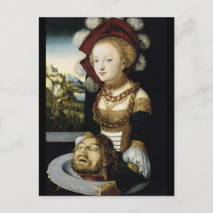 Salome with Head of John Baptist Vykort