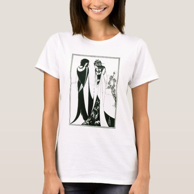 Salome with her mor, Herodias, 1894 (litho) (b/ Tröja (Framsida)