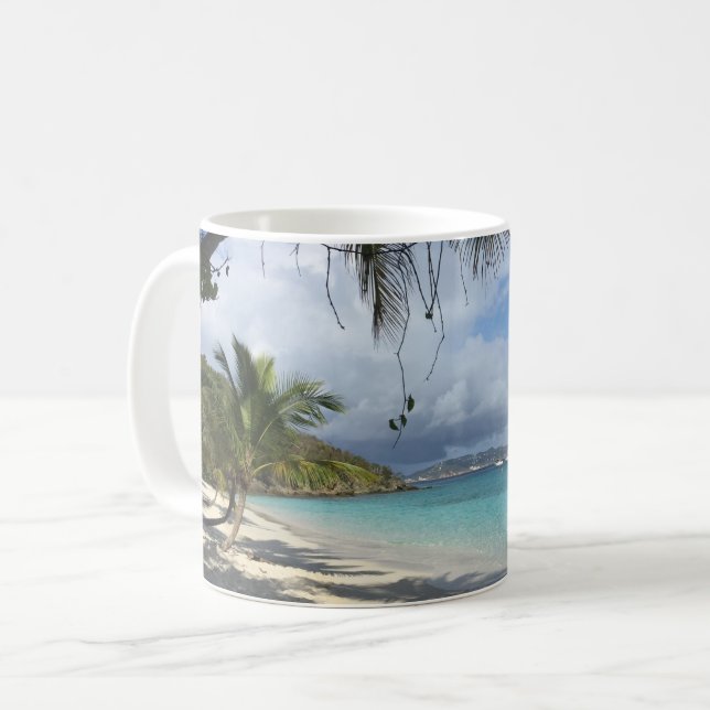 Salomon Beach, Saint Thomas, Jungfruöarna Kaffemugg (Framsida vänster)