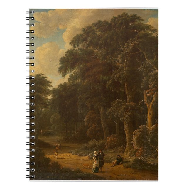 Salomon Rombouts - Forest Landscape med Forest... Anteckningsbok (Framsidan)