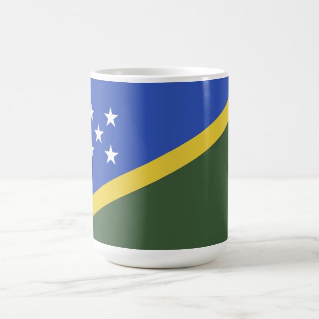 Salomonöarna flagga kaffemugg (Center)