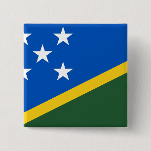 Salomonöarna Flagga Knapp