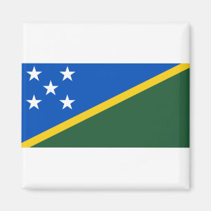 Salomonöarna Flagga Magnet