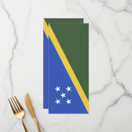 Salomonöarna flagga meny
