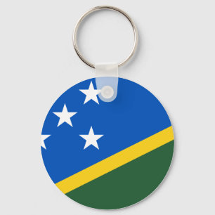 Salomonöarna Flagga Nyckelring