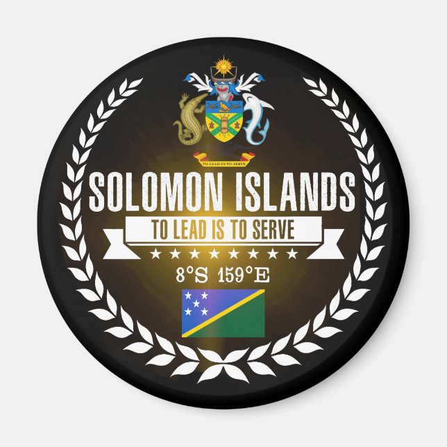 Salomonöarna Magnet (Framsidan)