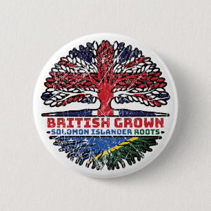 Salomonöarna Salomon Islander British Träd Knapp
