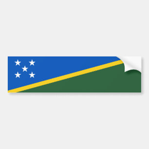 Salomonöarnas flagga bildekal