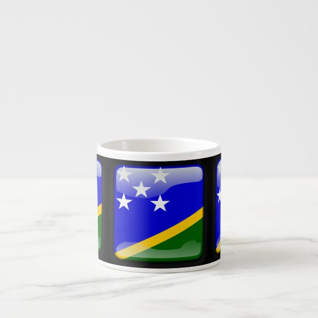 Salomonöarnas flagga espressomugg (Framsidan)