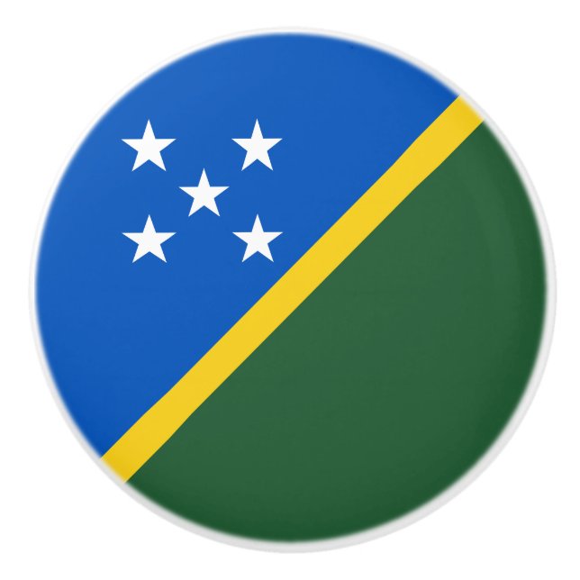 Salomonöarnas flagga knopp (Framsidan)