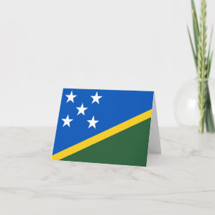 Salomonöarnas Flagga Kort