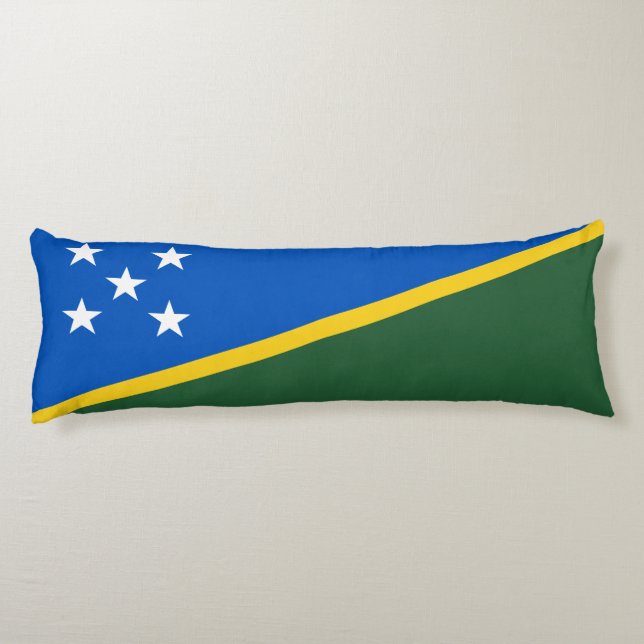 Salomonöarnas flagga kroppskudde (Baksidan)