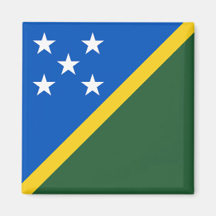 Salomonöarnas flagga magnet