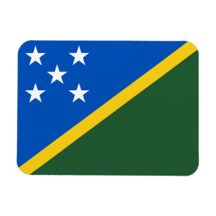 Salomonöarnas flagga magnet