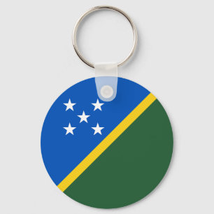 Salomonöarnas flagga nyckelring