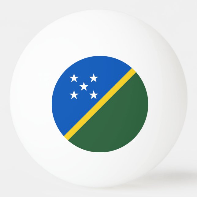 Salomonöarnas flagga pingisboll (Framsidan)