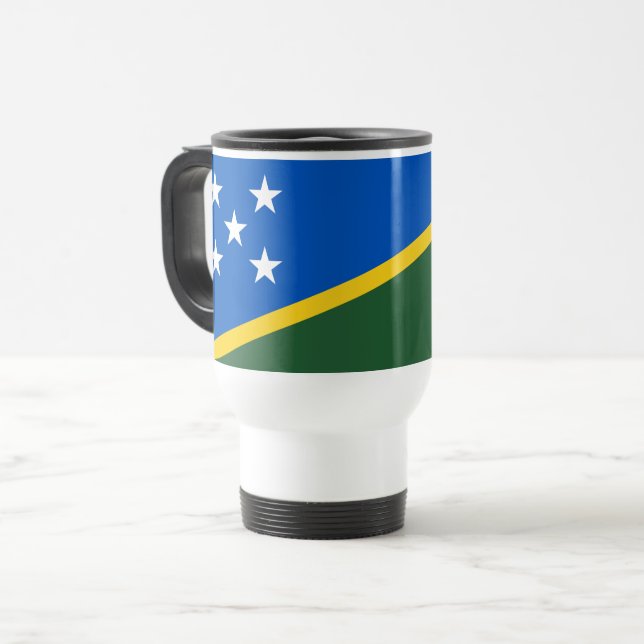 Salomonöarnas flagga resemugg (Framsida vänster)
