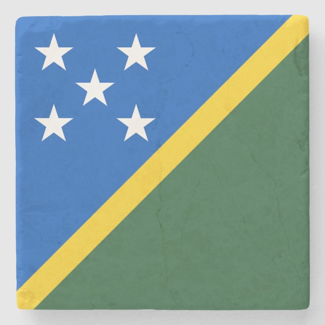 Salomonöarnas flagga stenunderlägg (Framsidan)