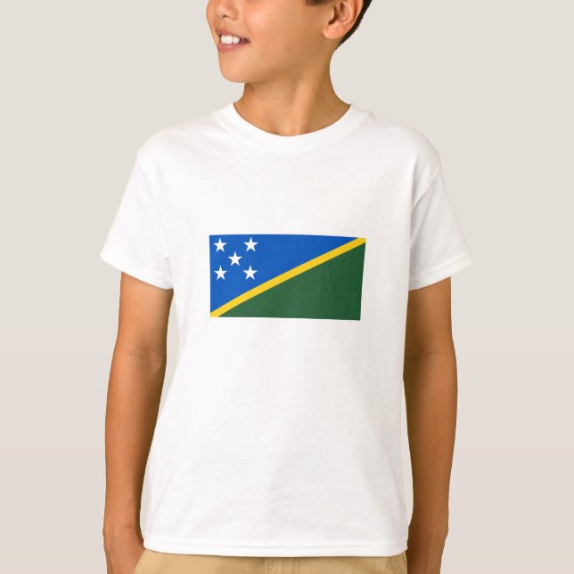 Salomonöarnas flagga t shirt (Framsida)