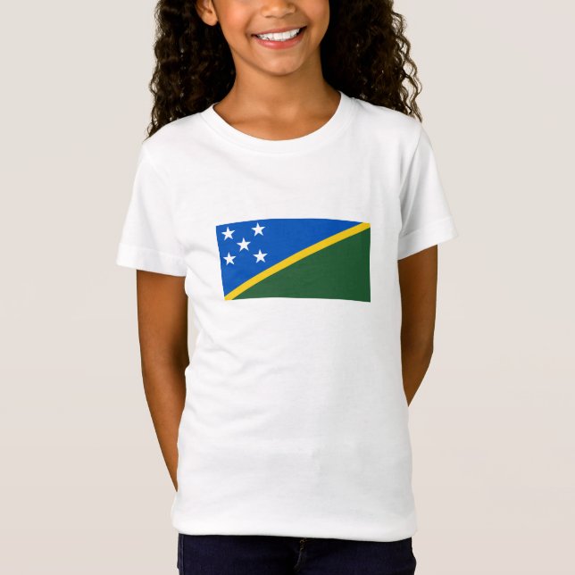 Salomonöarnas flagga t shirt (Framsida)