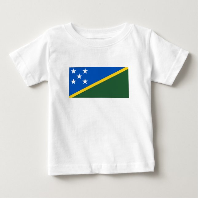 Salomonöarnas flagga t shirt (Framsida)