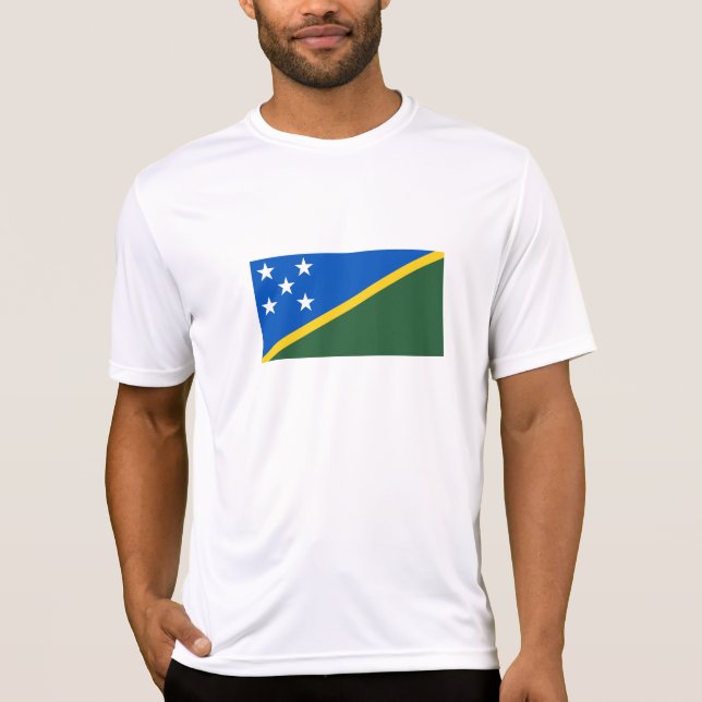 Salomonöarnas flagga t shirt (Framsida)